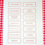 Free Printable Farm Party Labels Printable Word Searches