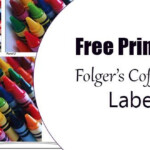 Free Printable Folger s Coffee Can Labels Folgers Coffee Container