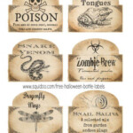 Free Printable Halloween Bottle Labels Will Make Your House Look Even