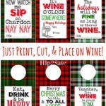 Free Printable Holiday Wine Tags Easy Gift Idea Wine Gift Tags