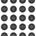 Free Printable Kitchen Spice Labels Printable Form Templates And Letter