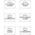 Free Printable Labels For Homemade Cleaners Mom 4 Real