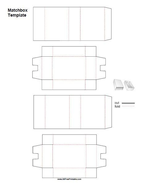 Free Printable Matchbox Template Free Printable Matchbox Template That 