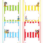 Free Printable Mickey Mouse Food Labels Mickey Mouse Clubhouse
