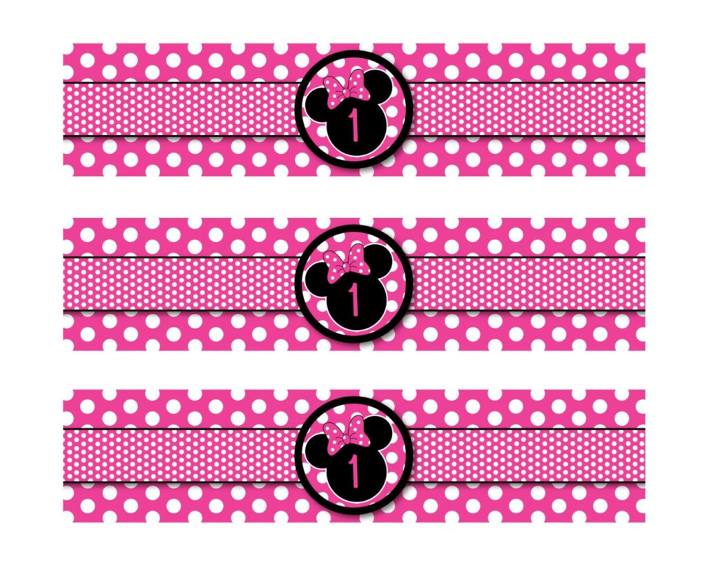 Free Printable Minnie Mouse Bottle Labels Dolanpedia