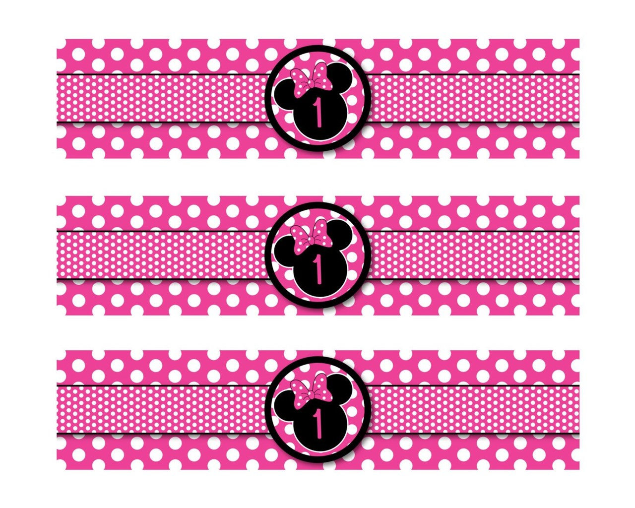 Free Printable Minnie Mouse Bottle Labels Dolanpedia