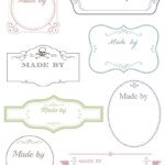 Free Printable Victorian Labels For Handmade Crafts Labels Printables