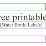 Free Printable Water Bottle Labels For Baby Shower Inspirational Blue