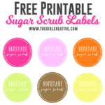 Free Sugar Scrub Labels Sugar Scrub Labels Labels Printables Free