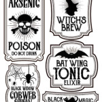 Halloween Bottle Labels Free Printables Potions Labels Halloween