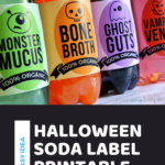 Halloween Soda Labels Printable From Somewhat Simple