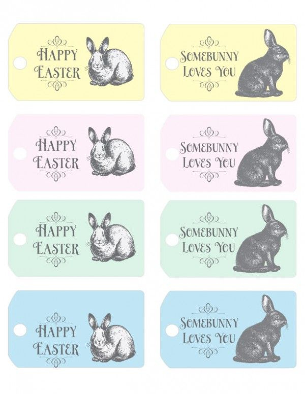 Happy Easter Tags Free Printable Printable Word Searches
