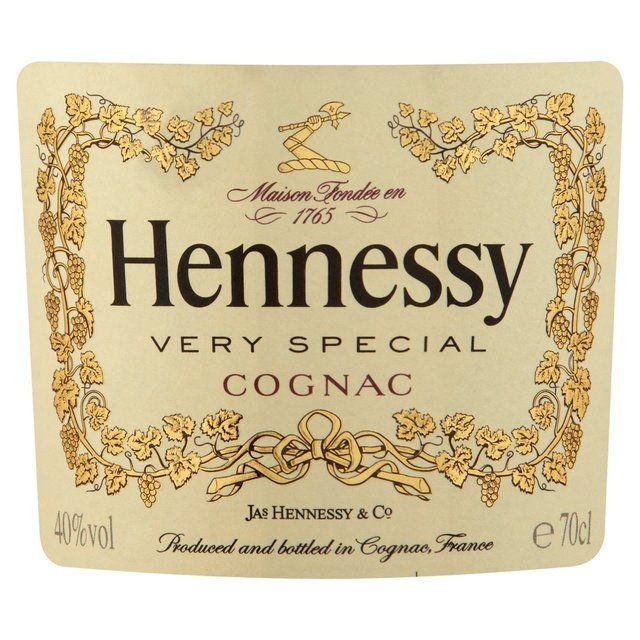 Hennessy Label Edible Image