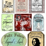 HollysHome Family Life Harry Potter Potion Labels Free Printable