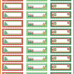 Home Word Templates Labels Christmas Return Address Labels Templates