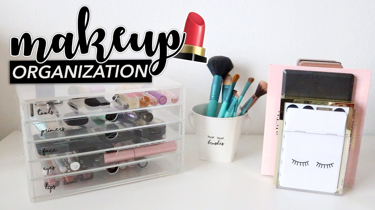 How I Organize Makeup Free Printable Makeup Labels YouTube