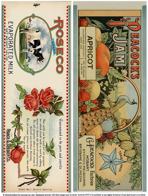 Image Result For Free Printable Vintage Can Labels Vintage Labels 