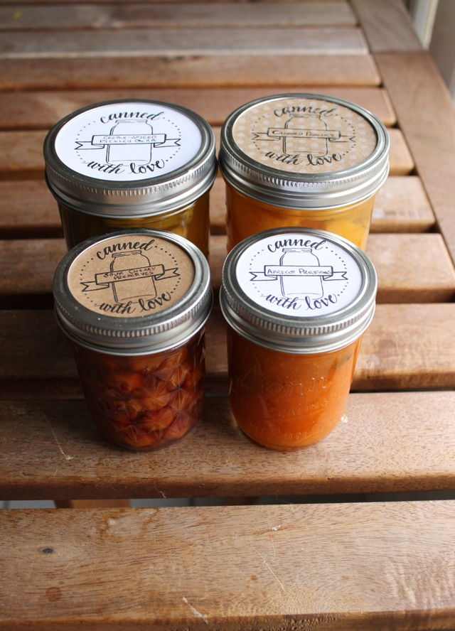 Ladyface Blog Printable Canning Jar Labels