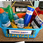 Make Your Own Supply Drop Gift Basket Using Our FREE Printable Labels