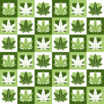 Marihuana Hierba Verde Dopa Sin Fisuras Ilustraci n Del Vector