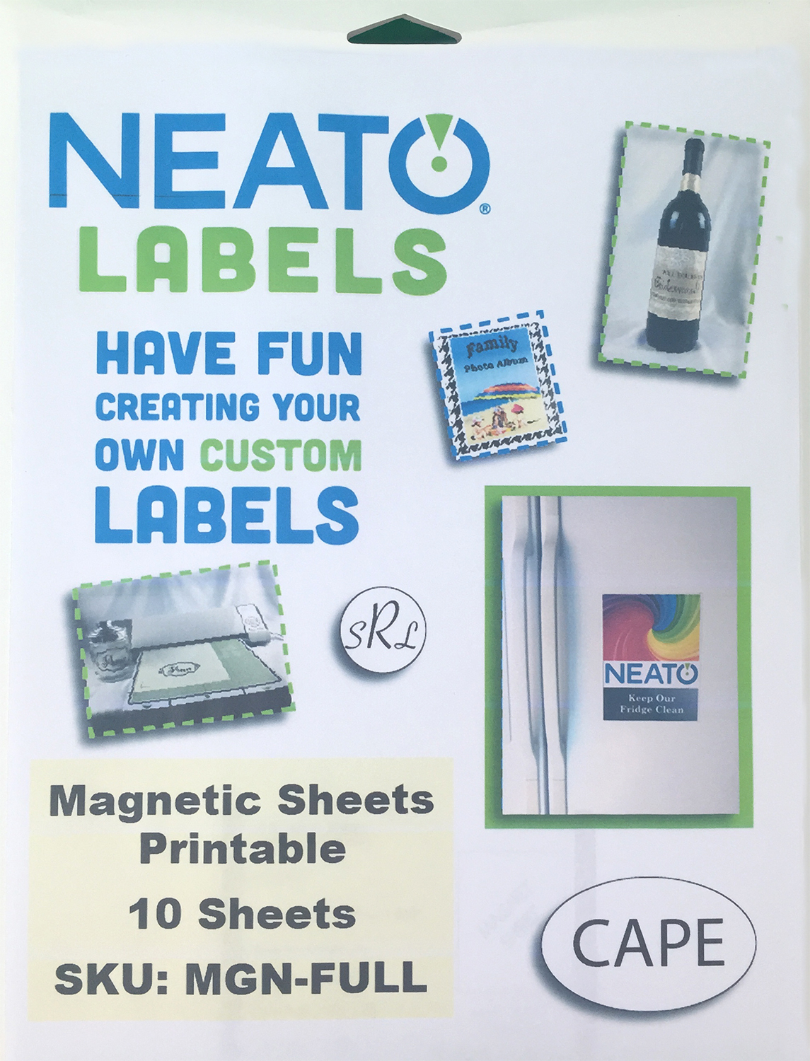 NEATO Magnetic Sheets 10 Glossy Printable Magnet Sheets 8 5 X 11 