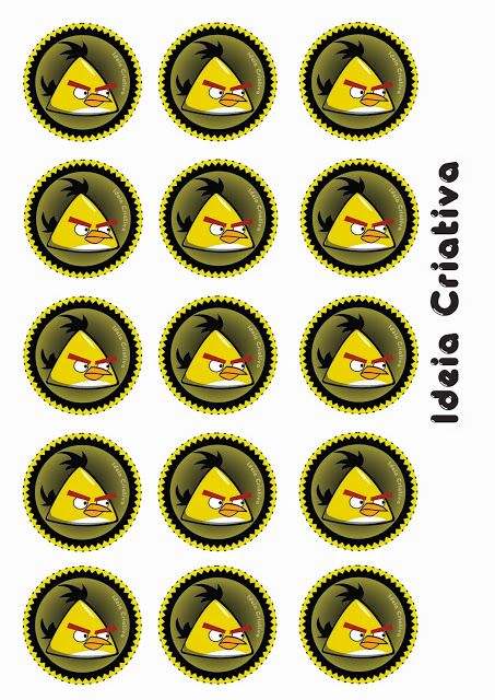 Oh My Fiesta For Geeks Angry Birds Free Printable Labels Or Toppers