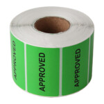 Oilproof FSC Self Adhesive Printable Labels 34x56mm