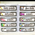 Organize Classroom Supplies With These Visual Labels With Picture Icon