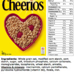 Original Cheerios Nutrition Label Labels Ideas 2019