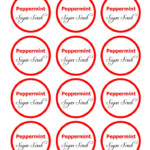 Peppermint Sugar Scrub Labels Peppermint Sugar Scrubs Sugar Scrub