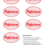 Popcorn Coloring Page Printable