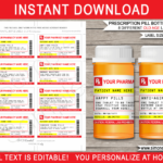 Prescription Labels Template