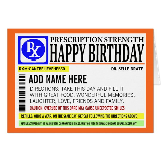 Printable Funny Prescription Labels EDITABLE Chill Pills Label Funny 