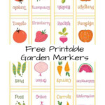 Printable Garden Markers Printable Word Searches