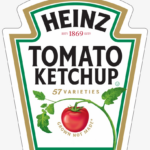 Printable Heinz Ketchup Label Png Image Transparent Png Free Intended