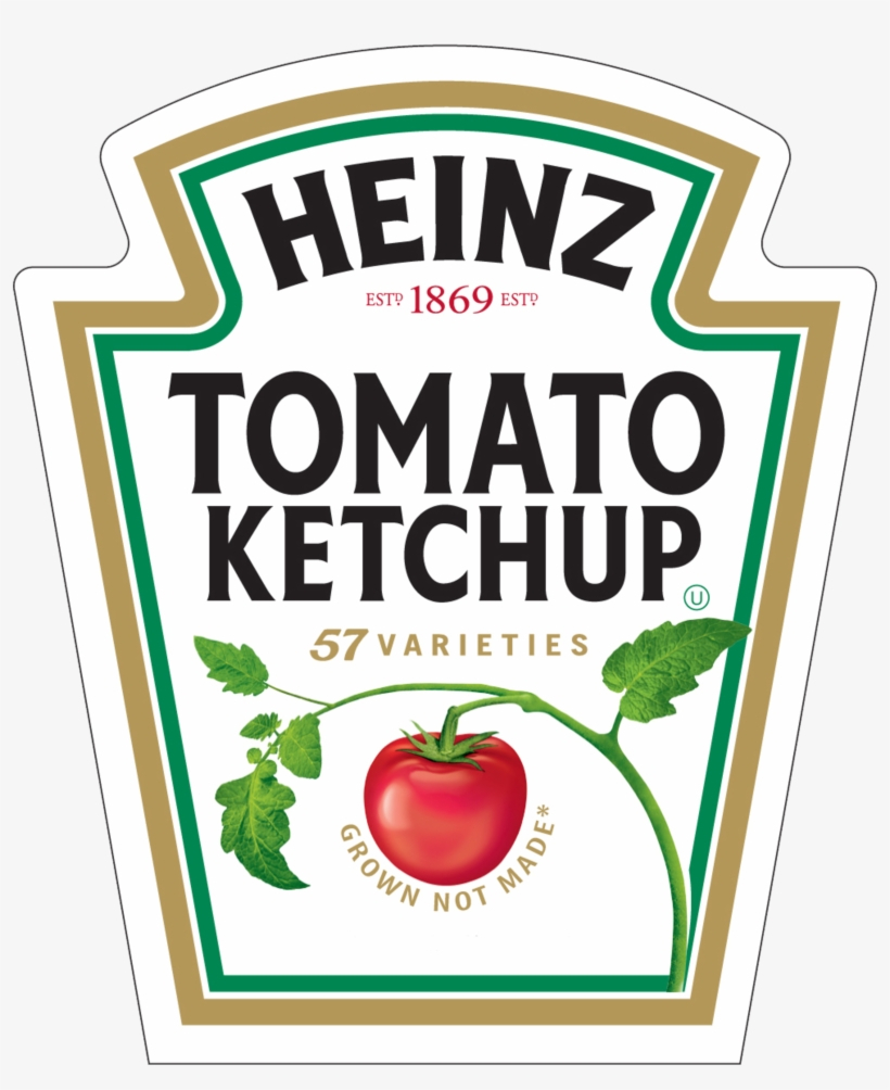 Printable Heinz Ketchup Label Png Image Transparent Png Free Intended