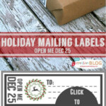 Printable Holiday Mailing Labels Today s Creative Life