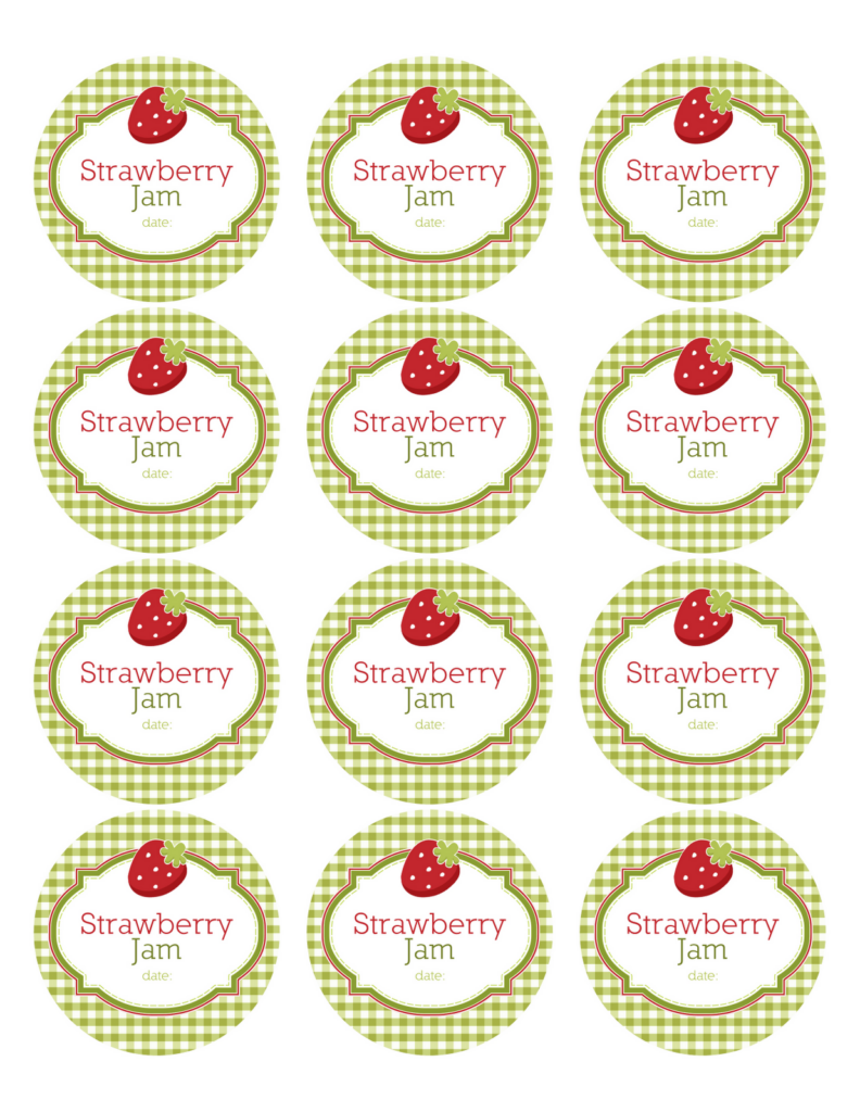 Printable Jar Label Templates