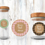 Printable Kraft Paper Sticker Sheets Free Set Of Designs Printable