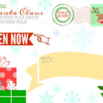 Printable north pole delivery Labels Printables Free Santa Label