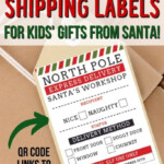 Printable North Pole Shipping Label That Looks Totally Official