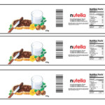 Printable Nutella Label Template Free Printable Form Templates And