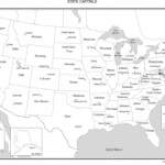 Printable Us Map With States And Capitals Labeled Printable US Maps