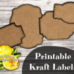 Printable Vintage Kraft Labels For Scrapbooking Junk Journals Gift