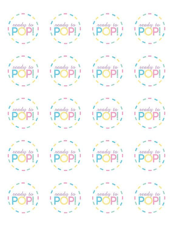 Ready To Pop Printable Labels Free Baby Shower Popcorn Baby Shower