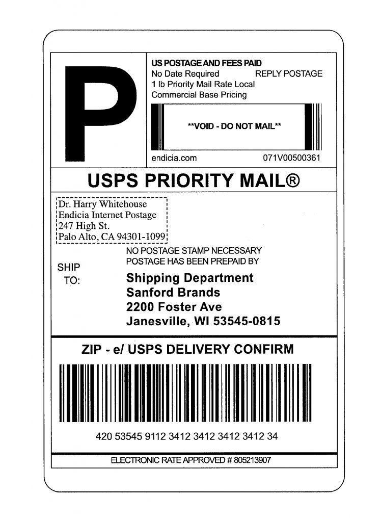 Shipping Label Template Usps Printable Label Templates Printable