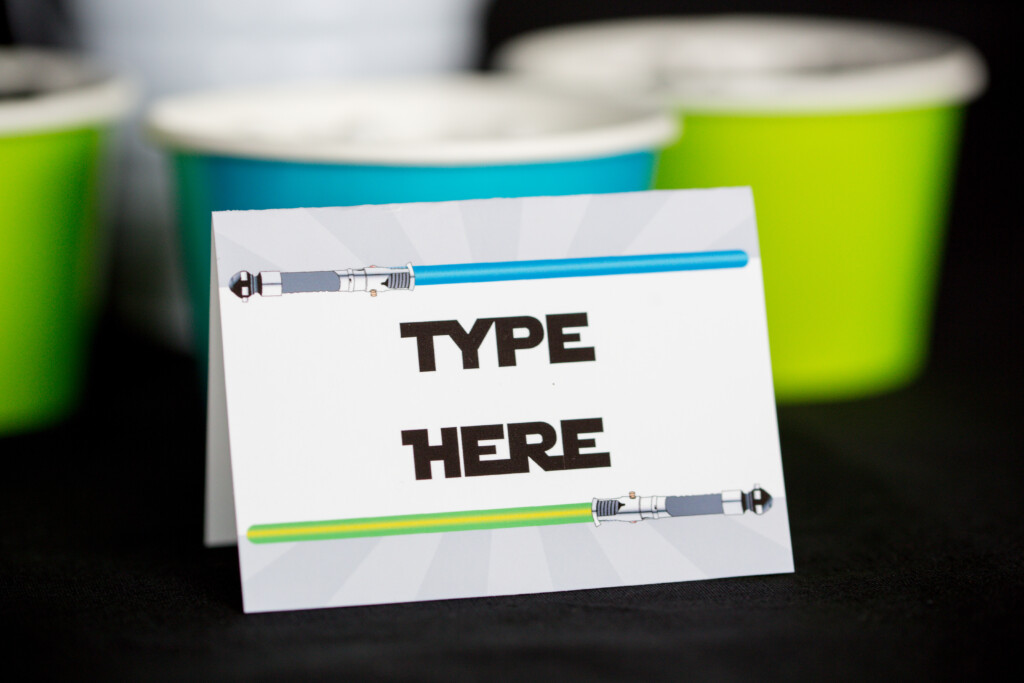 Star Wars Food Labels Printable Studio