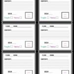 Storage Box Labels Template Staying Organized Moving Day Free