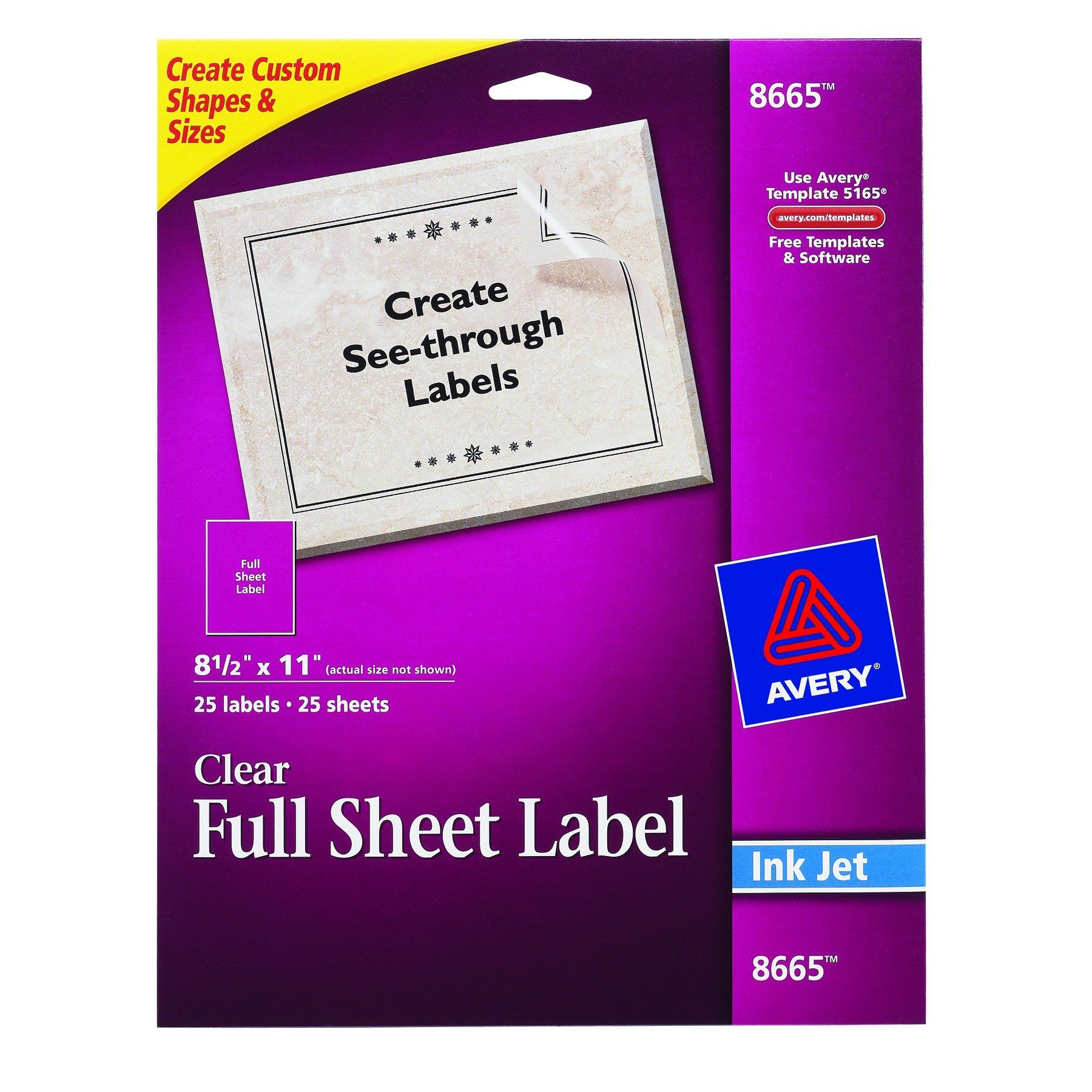 Transparent Sticker Paper For Inkjet Printer RSTIKE