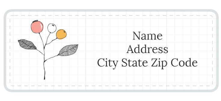 Try These Free And Stylish Address Templates Address Label Template 